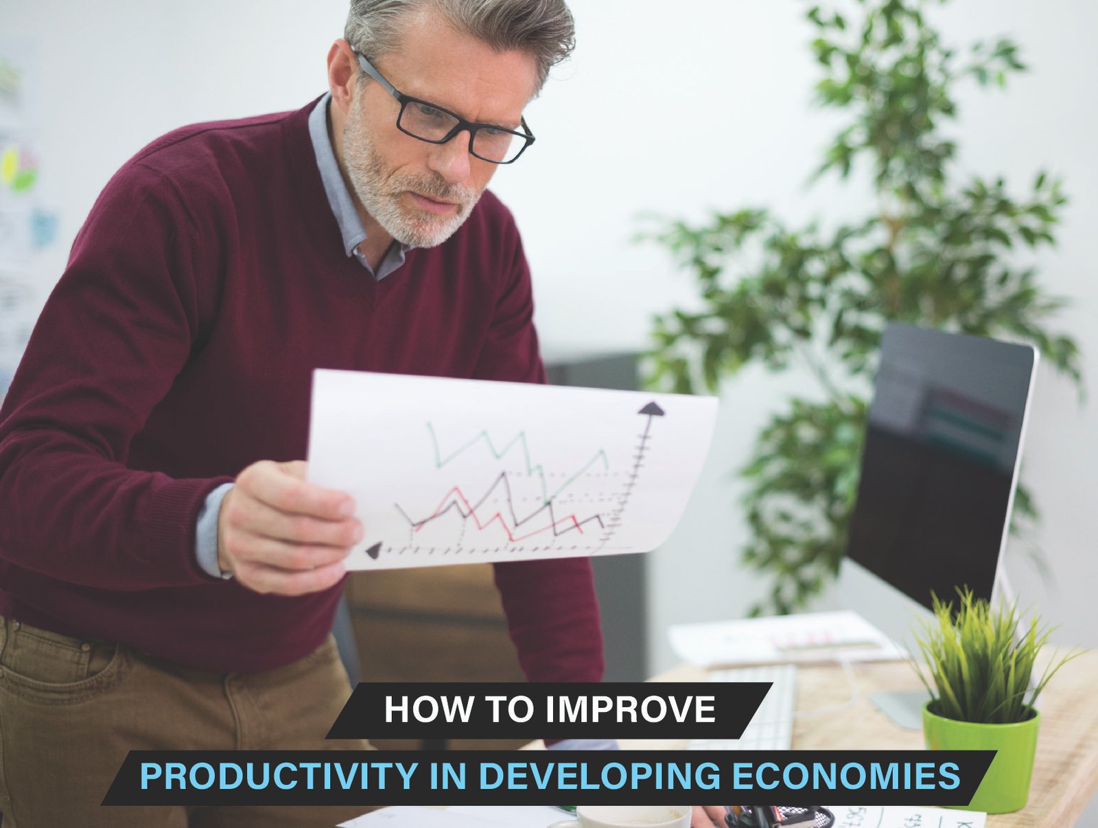 Strategies to improve productivity in developing economies through education, technology, infrastructure, & good governance.